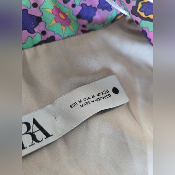 Zara Colorful Floral Kimono Robe - Picture 7 of 12